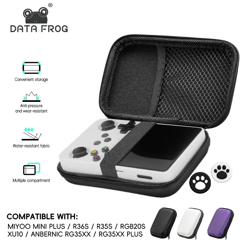 Protective EVA Carrying Case for R36S Retro Handheld Console – Shockproof & Travel Friendly