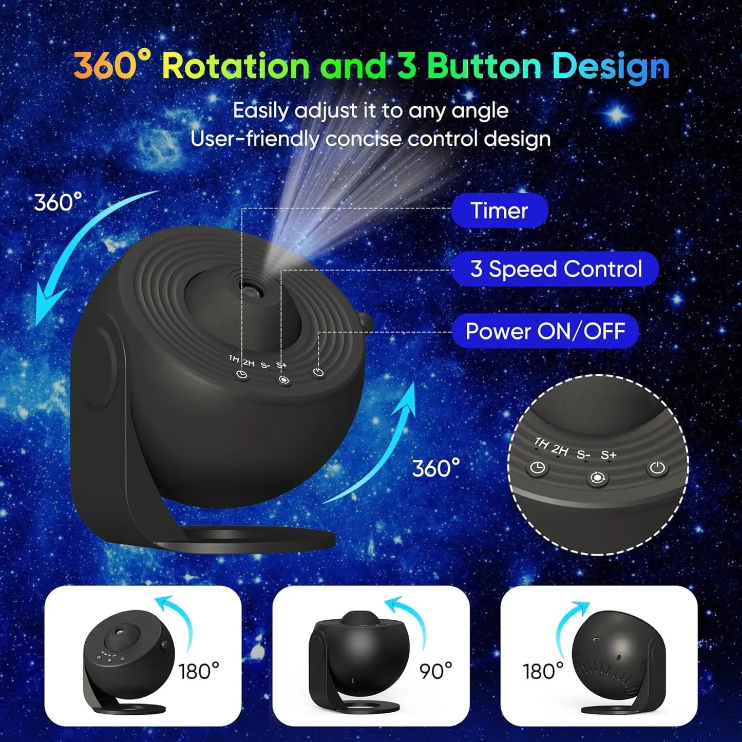 StarView 4K Galaxy Projector