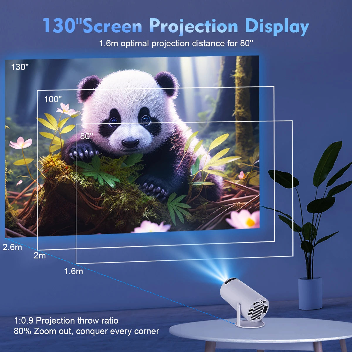 Magcubic 4K SmartPro Projector 180