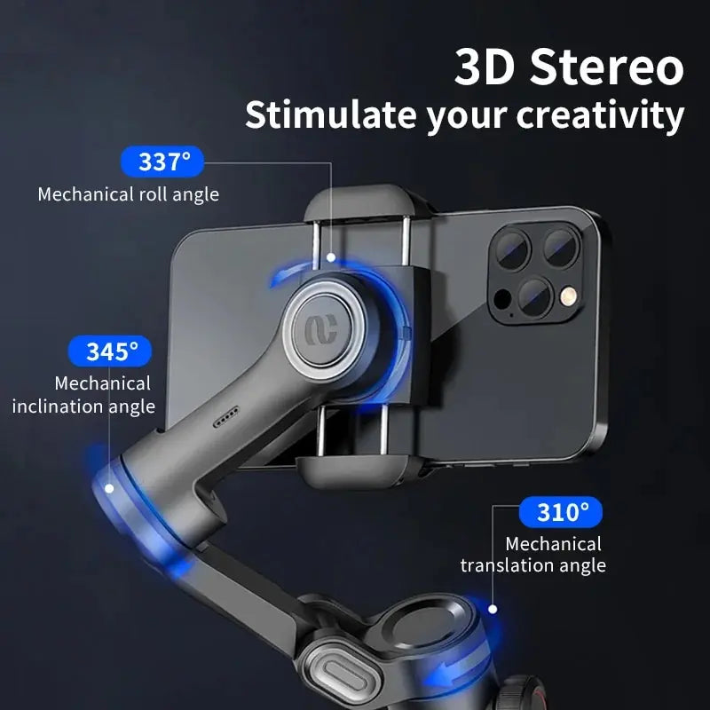 ⚡ Hurry! Sale ends soon ⚡SmartXE Pro Gimbal for Smartphone for iPhone Android AI Face Tracking TikTok Vlog