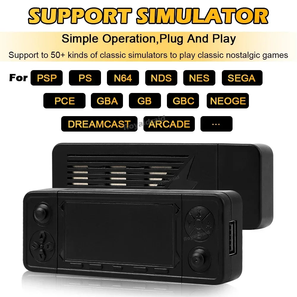 X9 Pro GameStick 4K Retro Console with 50+ Emulators & Dual Controllers