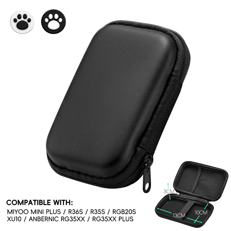Protective EVA Carrying Case for R36S Retro Handheld Console – Shockproof & Travel Friendly