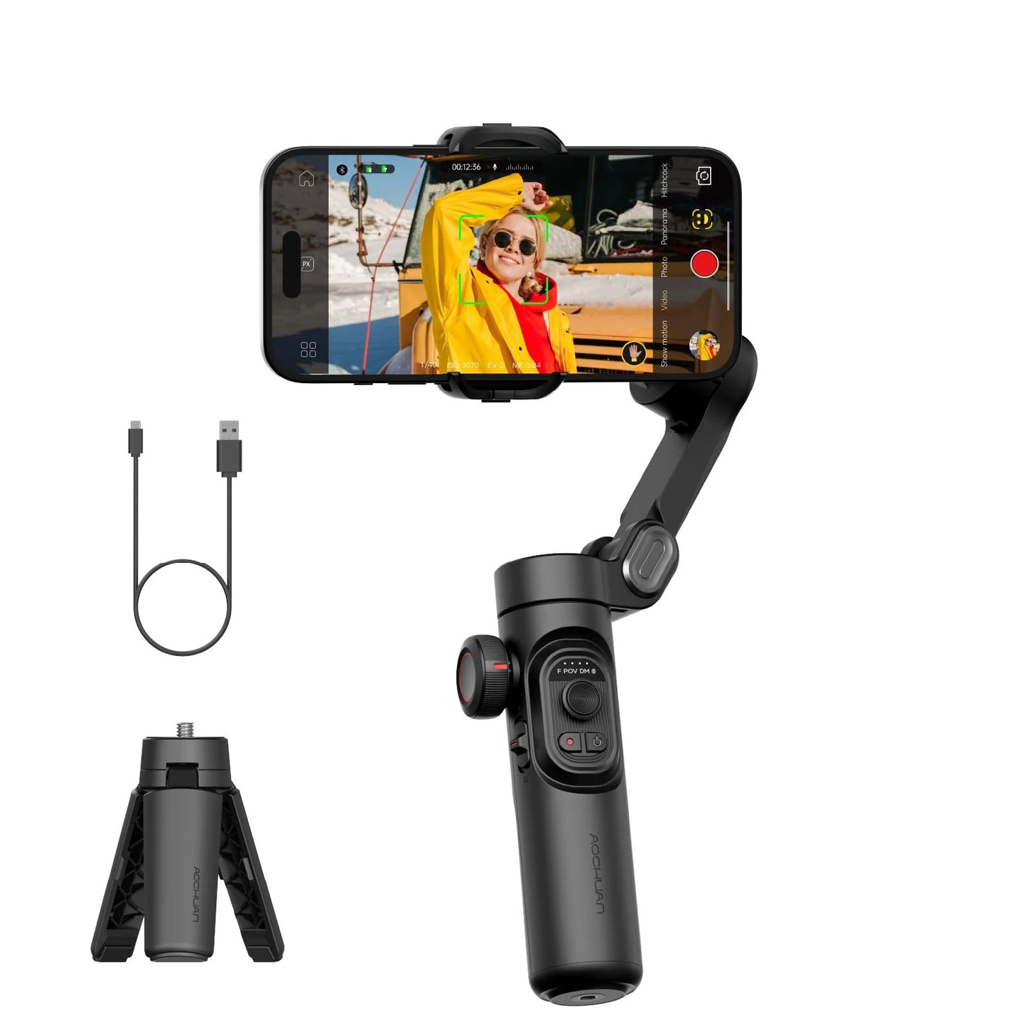 ⚡ Hurry! Sale ends soon ⚡SmartXE Pro Gimbal for Smartphone for iPhone Android AI Face Tracking TikTok Vlog