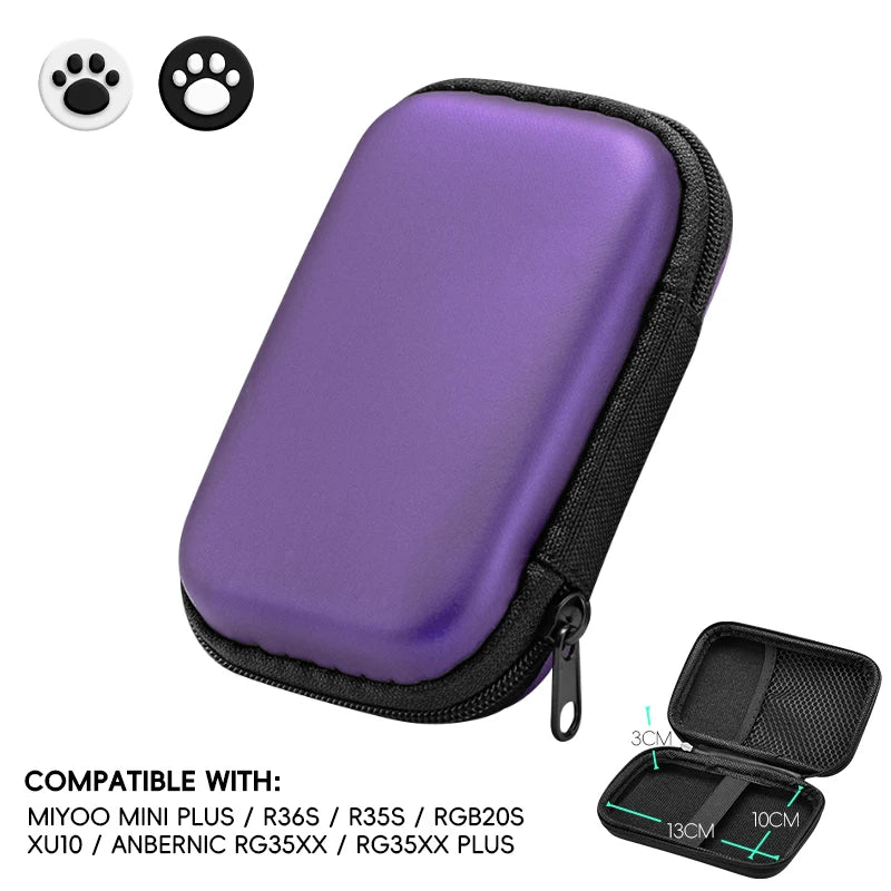 Protective EVA Carrying Case for R36S Retro Handheld Console – Shockproof & Travel Friendly