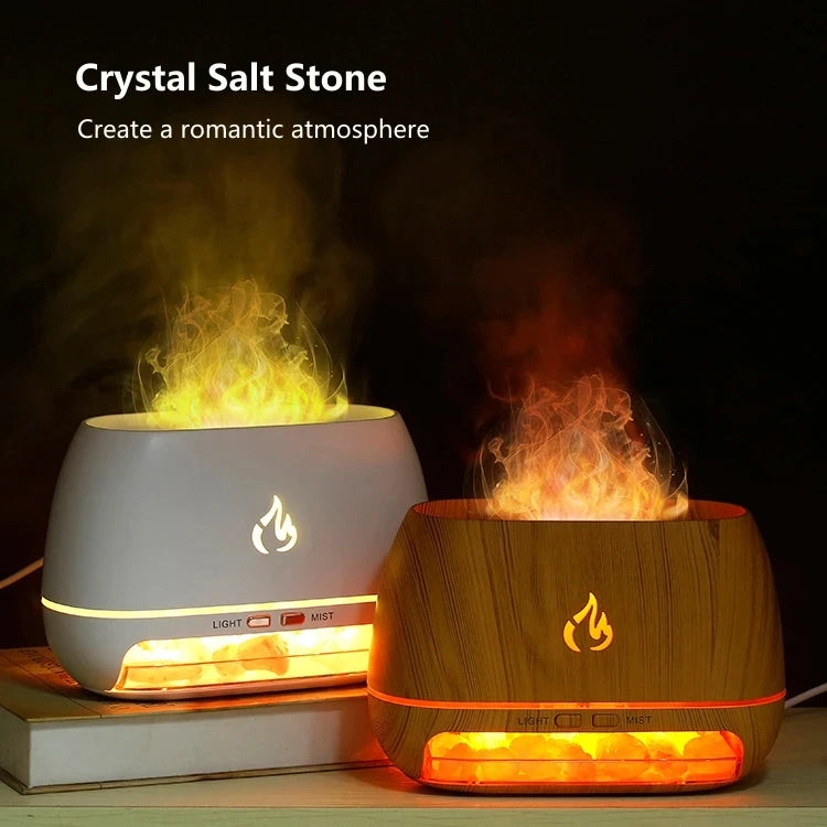 Himalayan Crystal Salt 3D Flame Diffuser