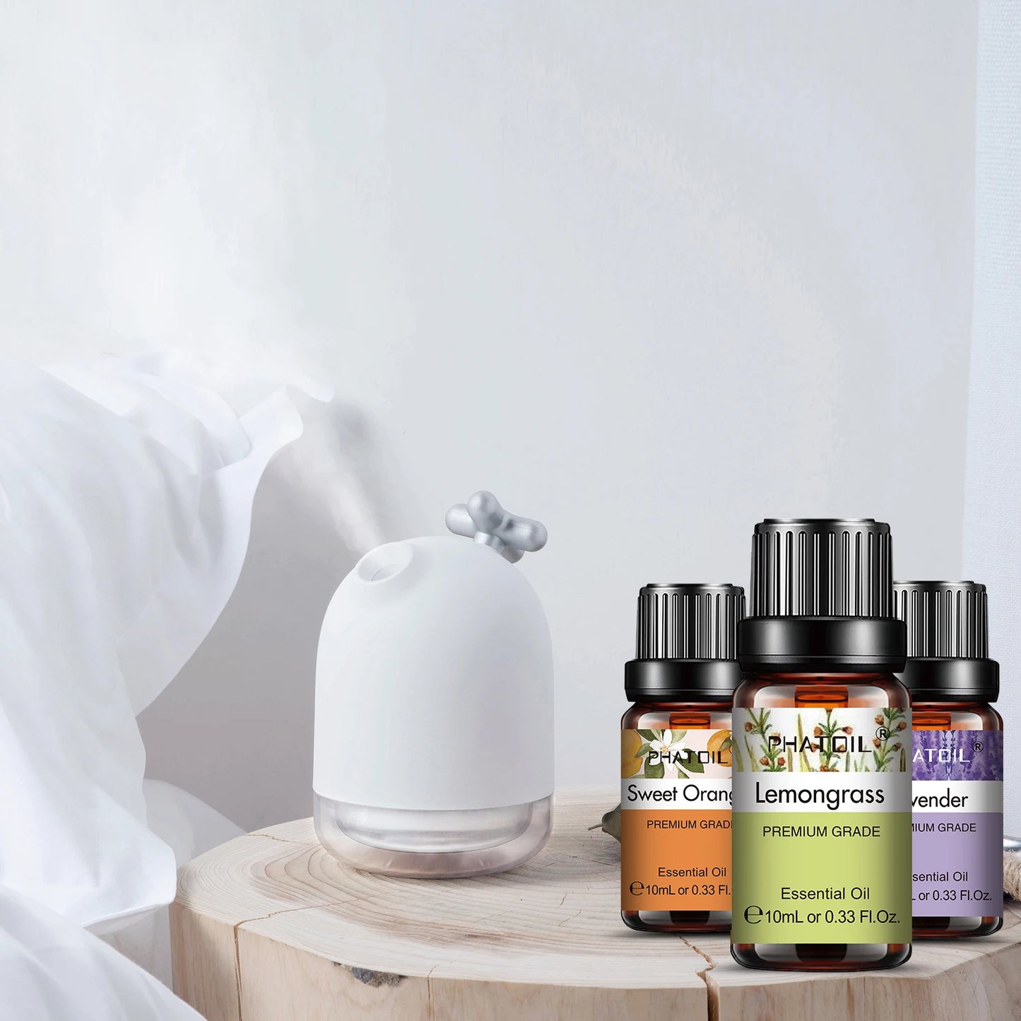 Aromatherapy Essential Oils Gift Set – 6x10ml Pure Scents