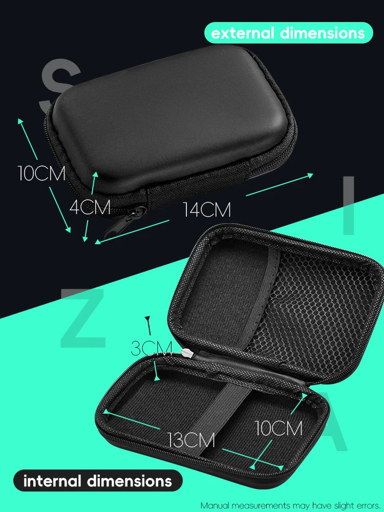 Protective EVA Carrying Case for R36S Retro Handheld Console – Shockproof & Travel Friendly